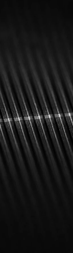 Layered fabric edge in low light